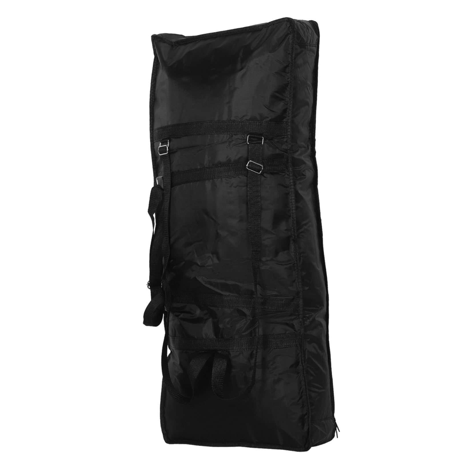 Borsa per Tastiera Elettrica 61 Tasti Oxford Argento | Imbottita e Rinforzata, Doppie Tracolle, Capienza Grande per Spartiti e Accessori