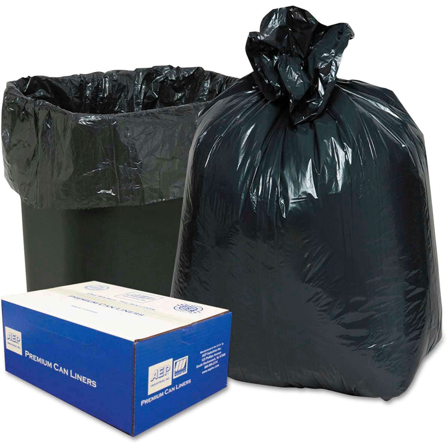 Classic 2-Ply Low Density Can Liners 7-10 Gallon 0.60 Mil by C&H – Model WBI242315B
