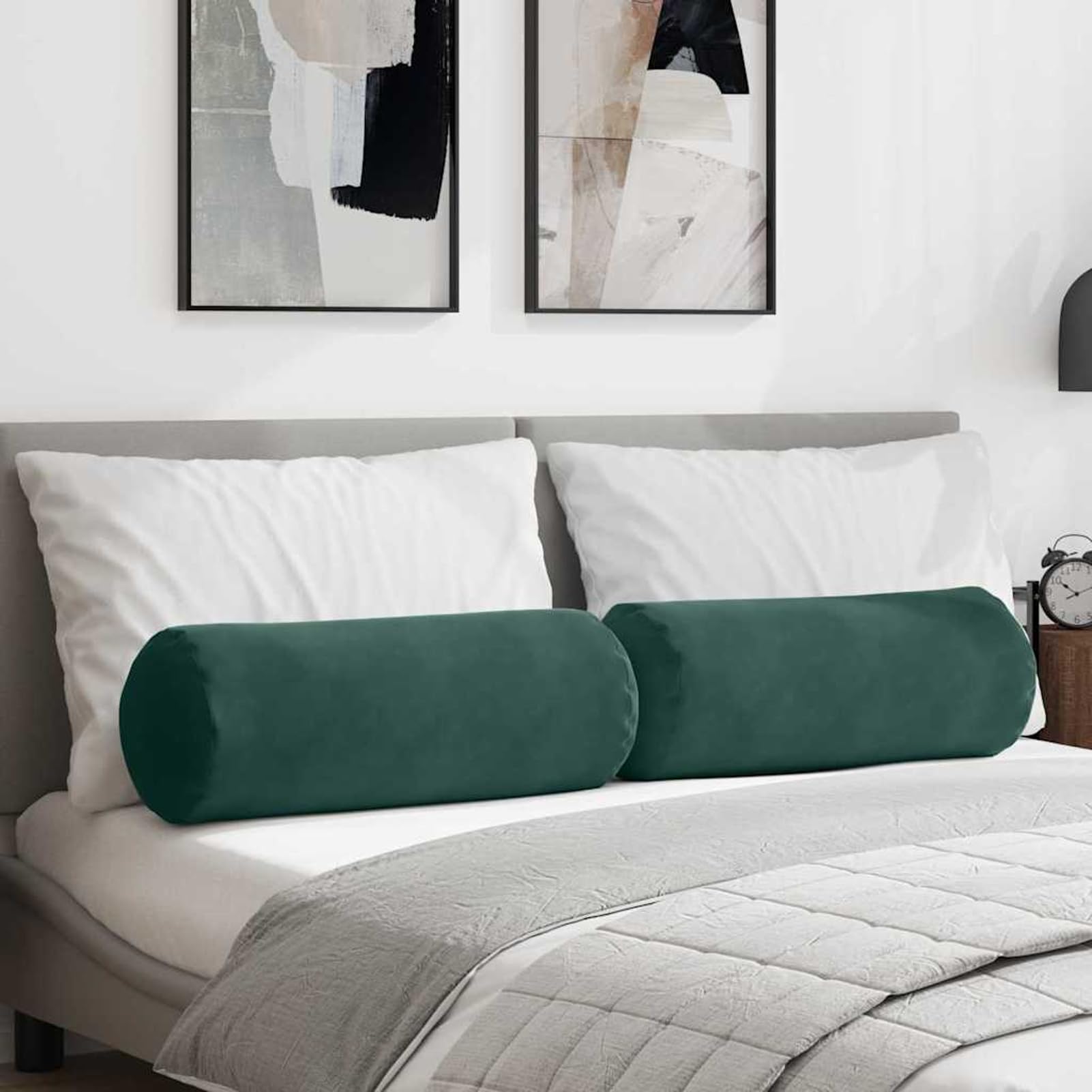 Coussins de soutien velours côtelé Gecheer contre le mal de dos au lit