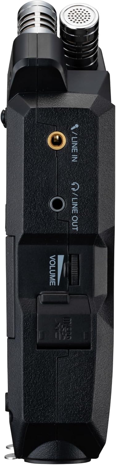Zoom H4essential Tragbarer Audio-Recorder-Set mit 4 Spuren, 32-Bit, mit Zoom APH-4e Zubehörpaket mit haariger Windschutzscheibe, gepolsterter Hülle, AC-Adapter und USB-C-Kabel