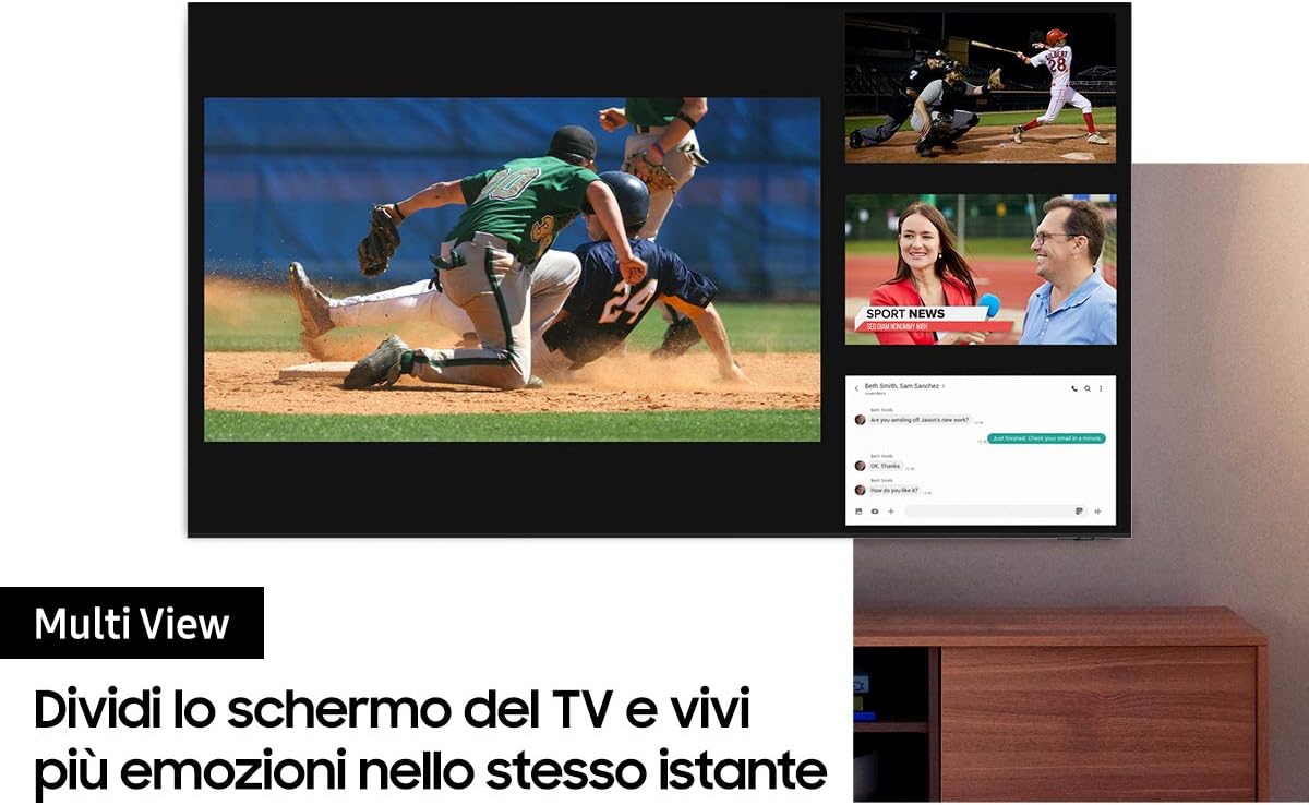 SAMSUNG QE65QN900AATXZT Smart TV 65 Neo QLED 8K, Ultra HD, Processore Neo Quantum 8K con IA, Quantum HDR, OTS Pro, HDMI 2.1, Wi-Fi, Infinity Screen, Stainless Steel, 2021, Alexa, Google Assistant SAMSUNG QE65QN900AATXZT Smart TV 65 Neo QLED 8K, Ultra HD, Processore Neo Quantum 8K con IA, Quantum HDR, OTS Pro, HDMI 2.1, Wi-Fi, Infinity Screen, Stainless Steel, 2021, Alexa, Google Assistant