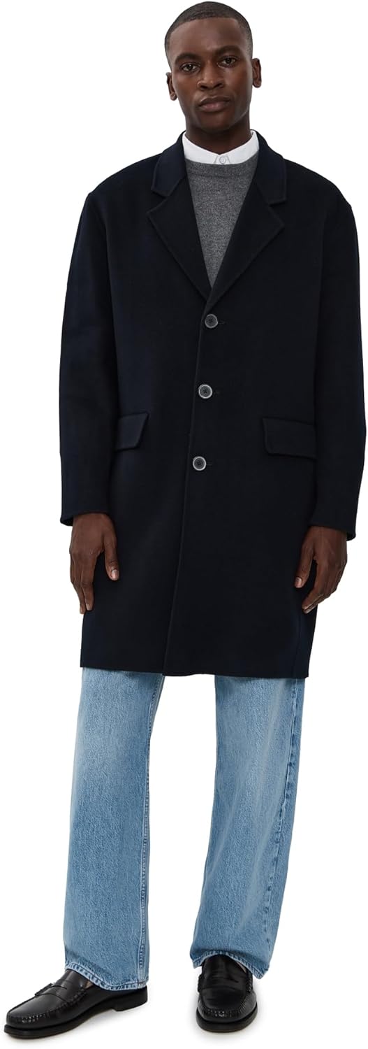 FRAME Men's Double Face Wool Overcoat
