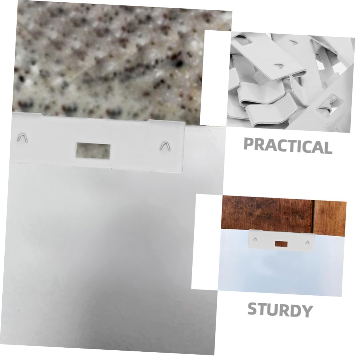 48pcs Vertical Blinds Vane Savers Repair Tabs Blind Fixer Tabs Metal Parts Accessories