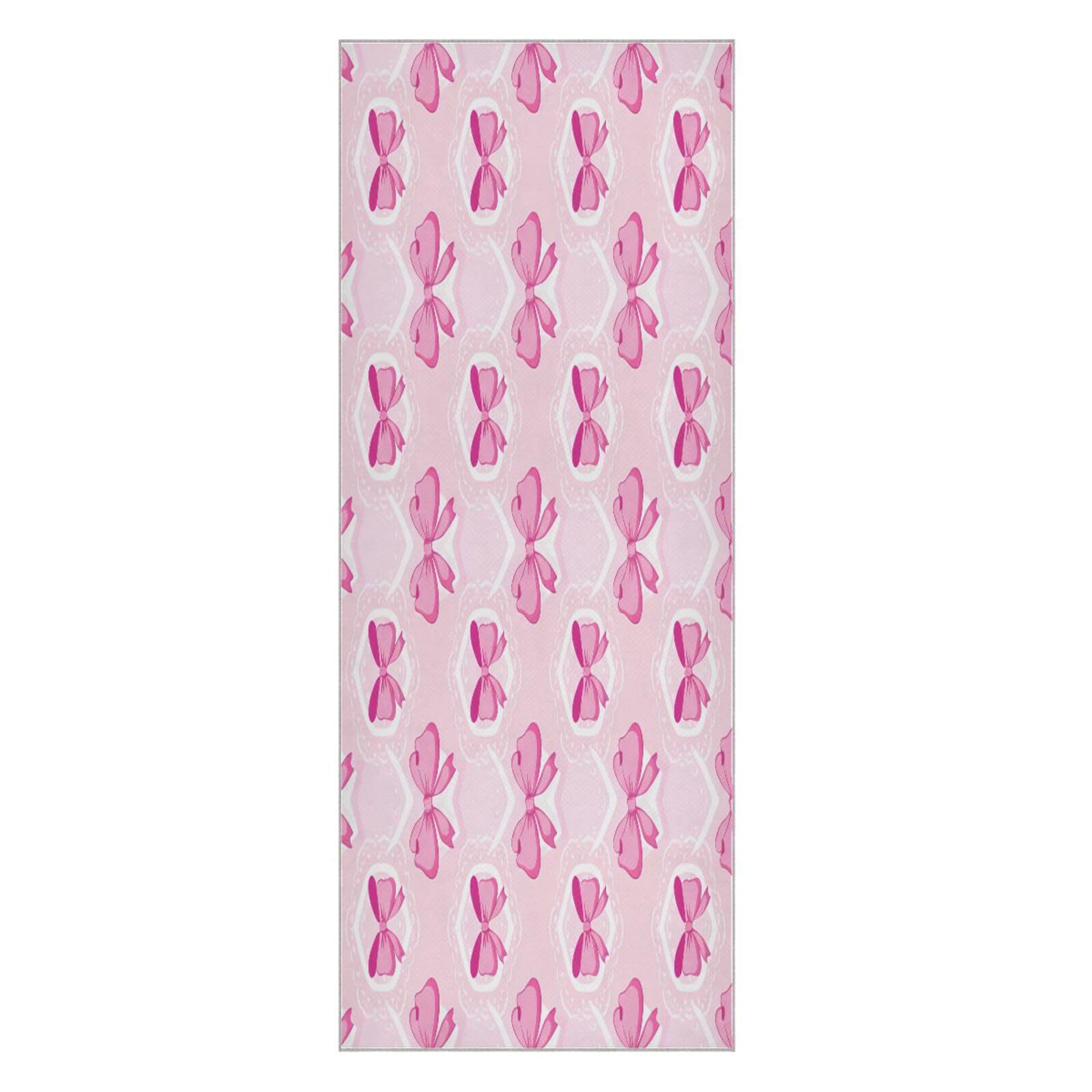 BURSTDDY Bows Hot Yoga Towel Absorbent Non Slip Yoga Mat Towel