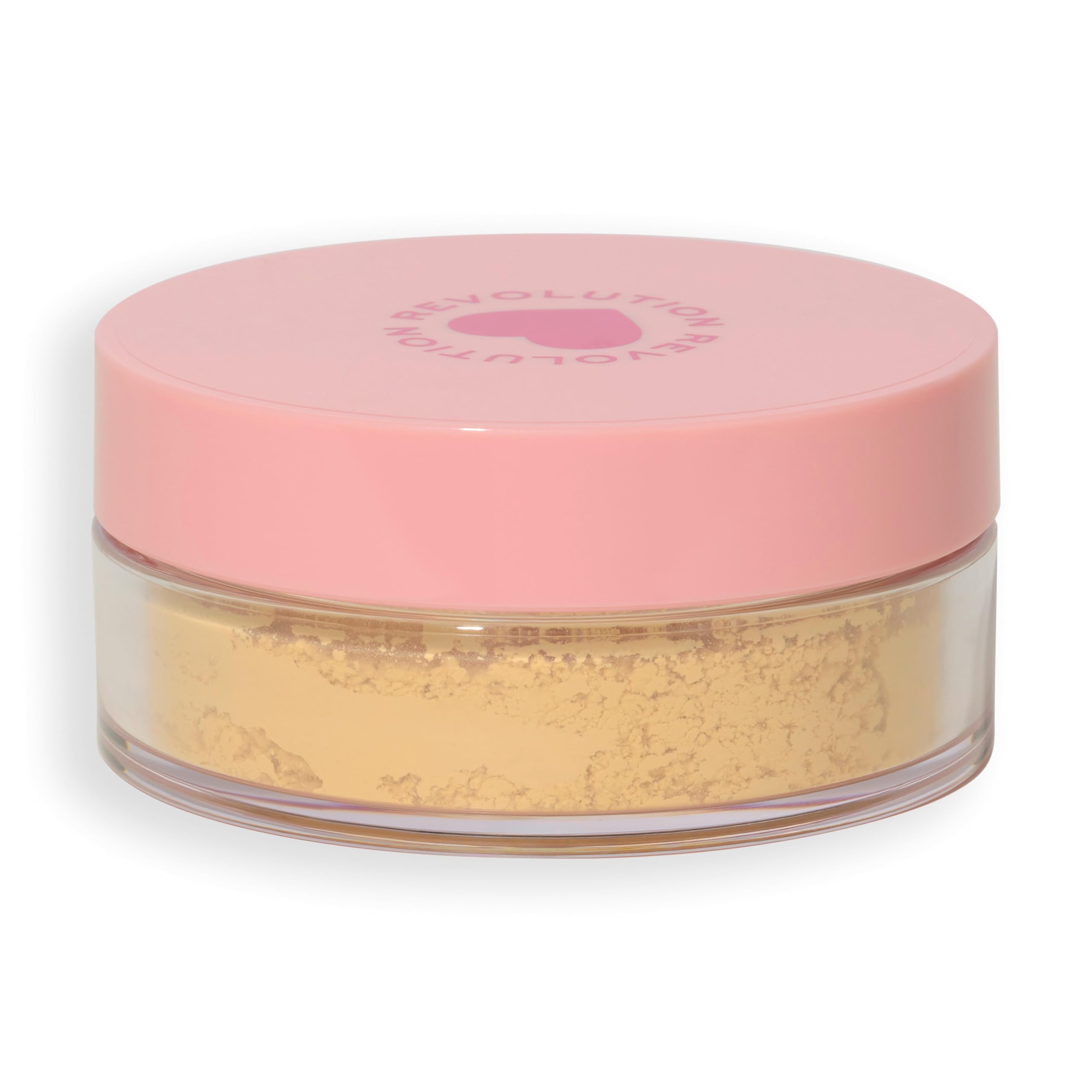 I Heart Revolution Loose Baking Powder, Vitamin Infused with Skin-Loving Ingredients for a Soft, Airbrushed Finish, Vegan & Cruelty-Free, 30g, Caramel