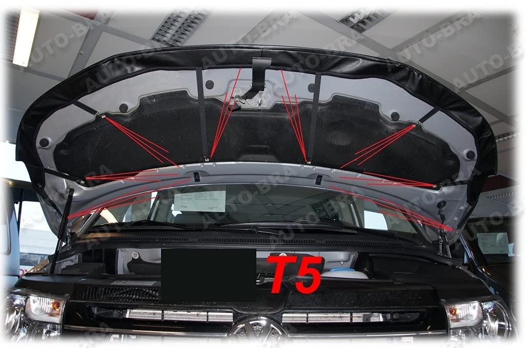 AB-00609 PROTECTOR DEL CAPO compatible con VW Volkswagen T5 2003-2009 Bonnet Bra TUNING