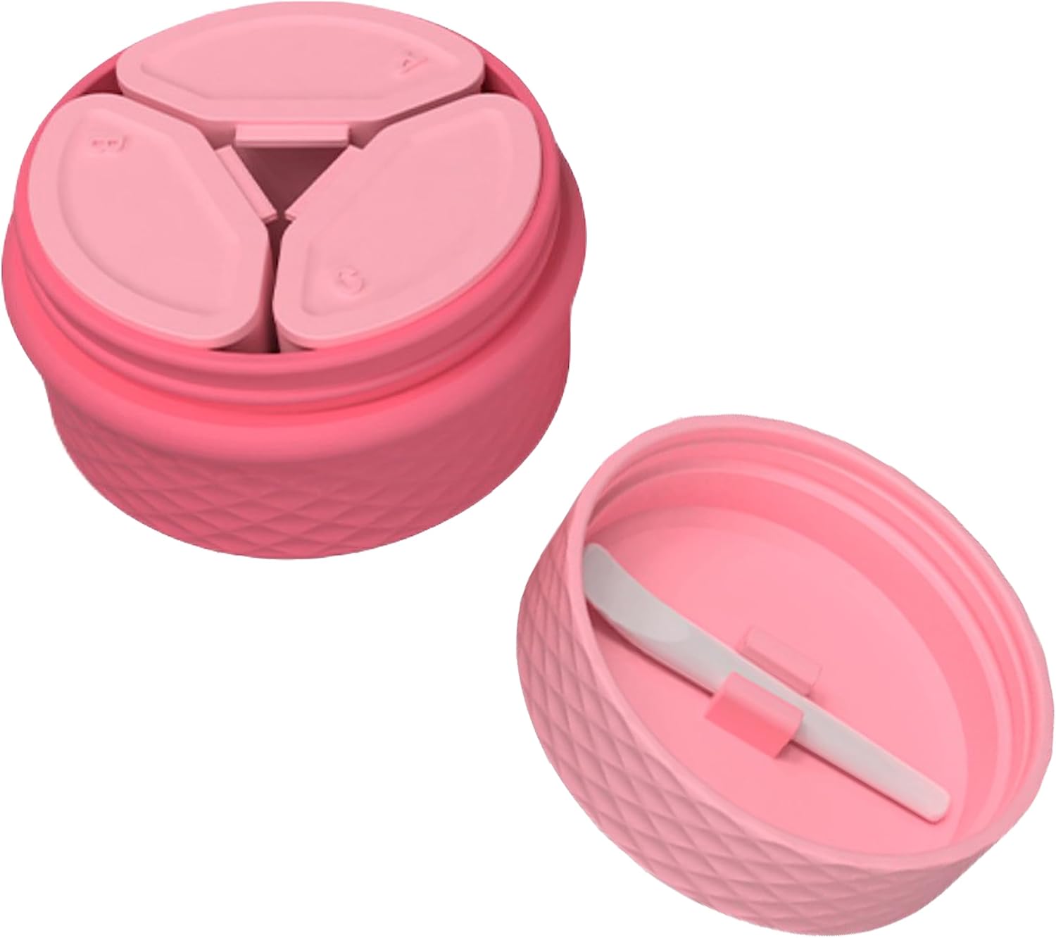 Silicone Travel Size Containers with Lid,3+1 Pack Portable Makeup container Cosmetic