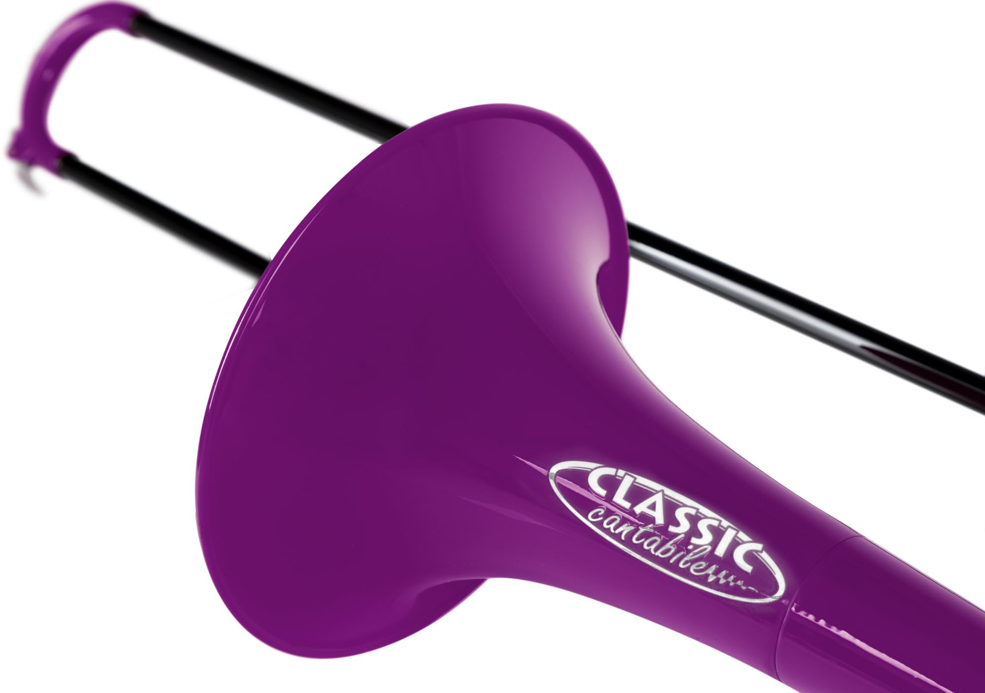 Classic Cantabile MardiBrass Trombone Tenore in ABS - Accordatura Bb - Coulisse in Fibra di Vetro - 660g leggera - Foratura: 12 mm - incl. Bocchino e Gigbag - viola