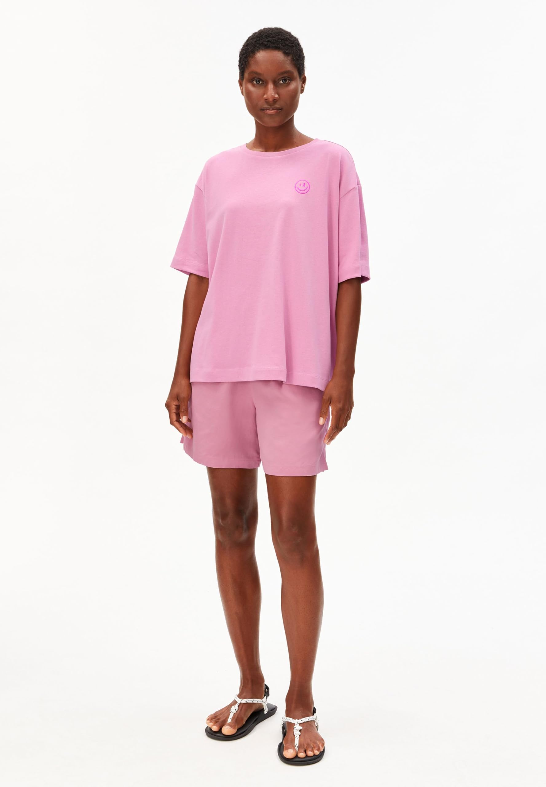 ARMEDANGELS Damen T-Shirt aus 100% Bio-Baumwolle GIANNAA Difference Oversized Fit