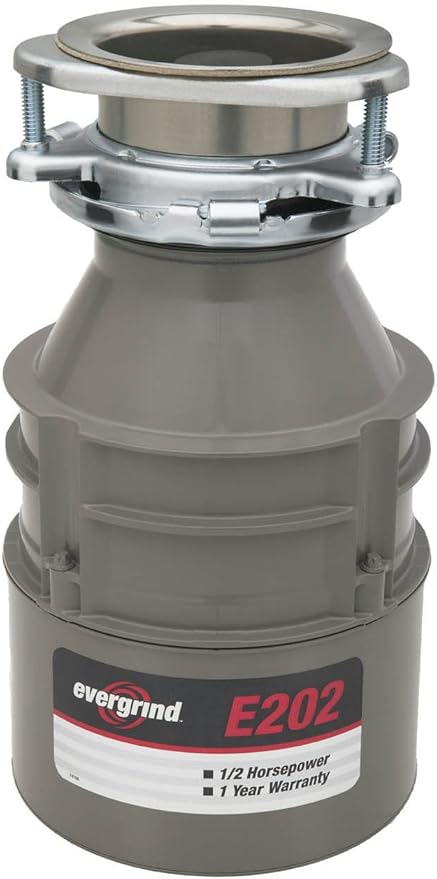 Evergrind E202 1/2 HP Garbage Disposer Evergrind E202 1/2 HP Garbage Disposer