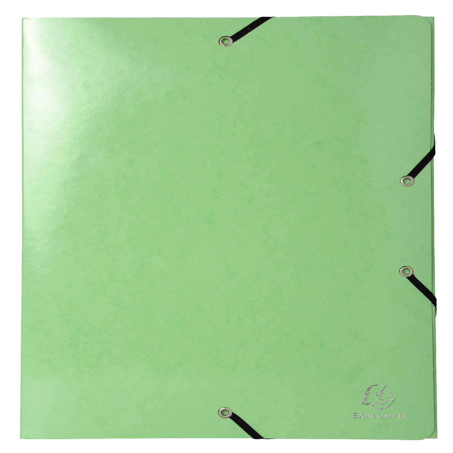 Exacompta - Ref. 59929E - Pack de 8 Carpetas de proyecto IDERAMA® con gomas - Cartulina lustrada plastificada 7/10 e - 600g/m2- Lomo: 40mm -25x33cm para A4 - Surtido de colores