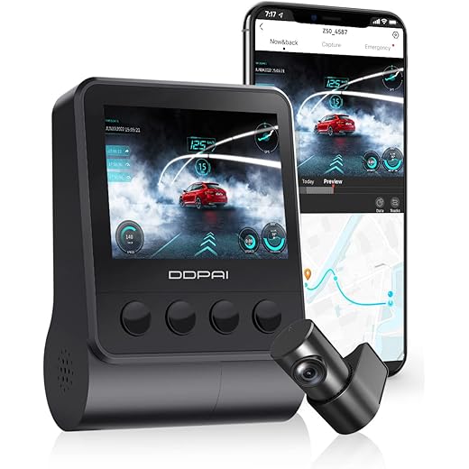 DDPAI Z50 Dashcam 4K Dual Channel