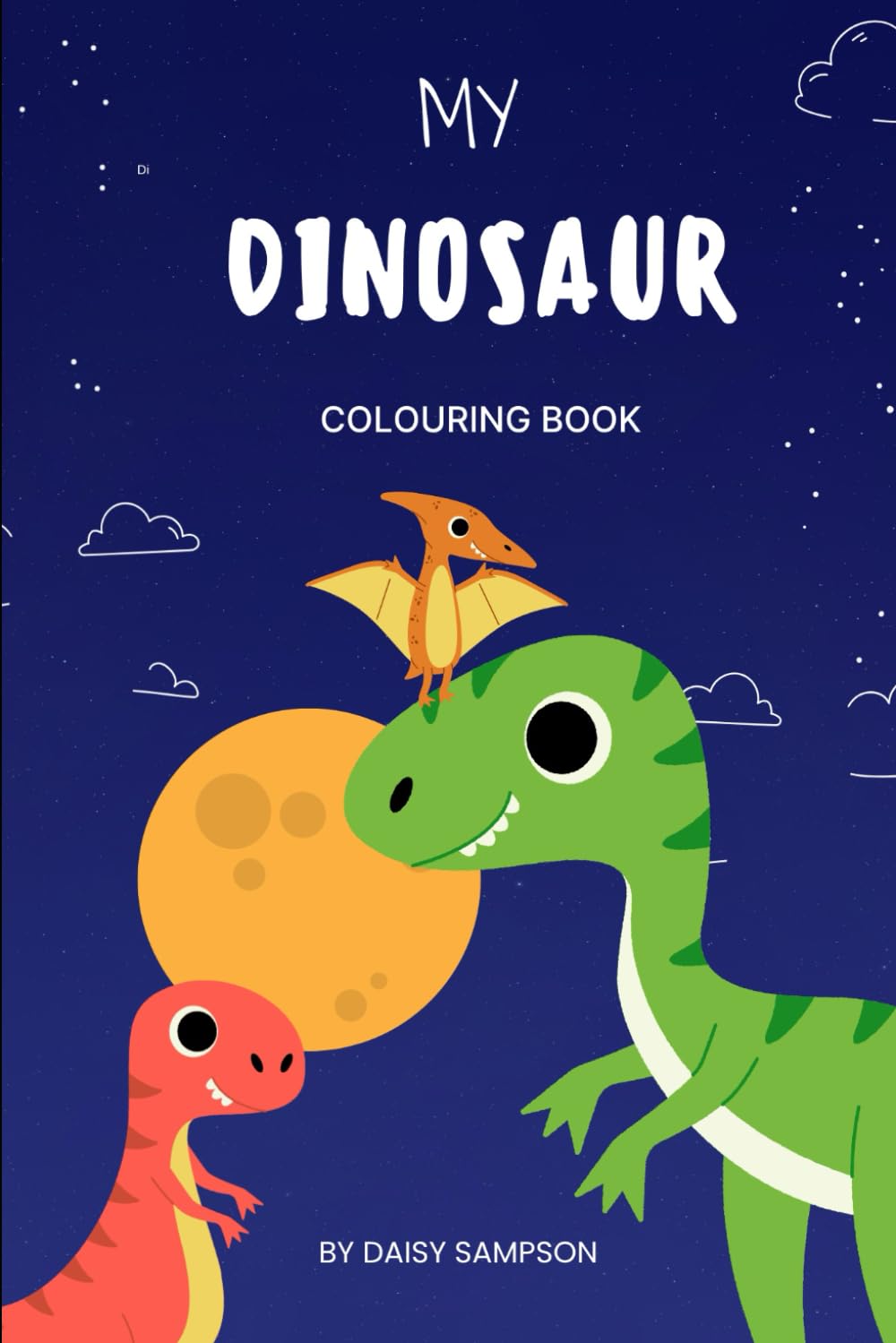 My dinosaur colouring book