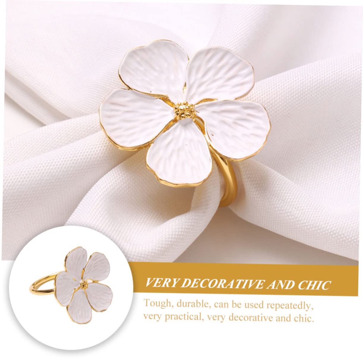 18stücke Teiliges Farben Napkin Ringe Im Blumen Design Für Hochzeiten Und Festlichkeiten Tischdekoration Für Besondere Anlässe
