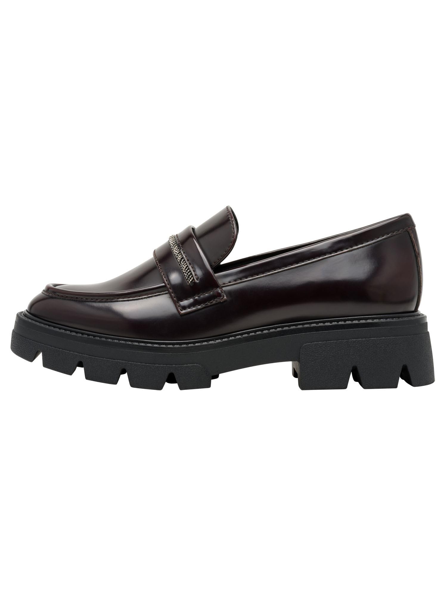 s.Oliver Women's Damen Slipper 5-24705-41 Penny Loafer, Bordeaux, 6.5 UK