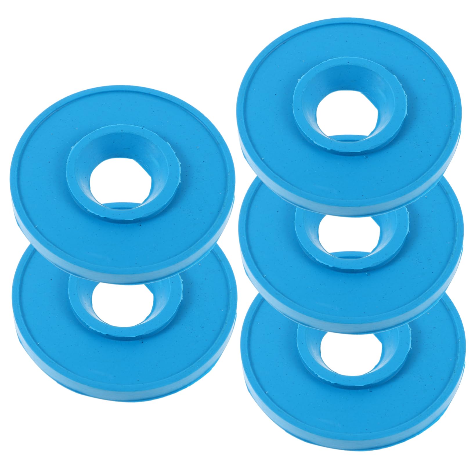 KICHOUSE 5pcs Funnel Pad Paint Filter Strainer Flask Filter Mat Smooth Rubber Stopper Chemistry Random Color