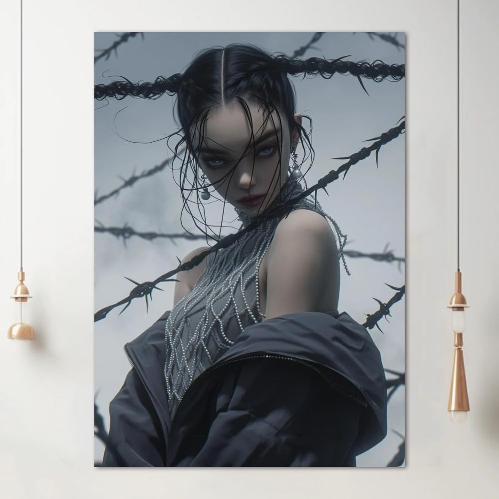 Póster de lienzo de anime Chica Genial, el arte perfecto para inspirar la sala de un fan