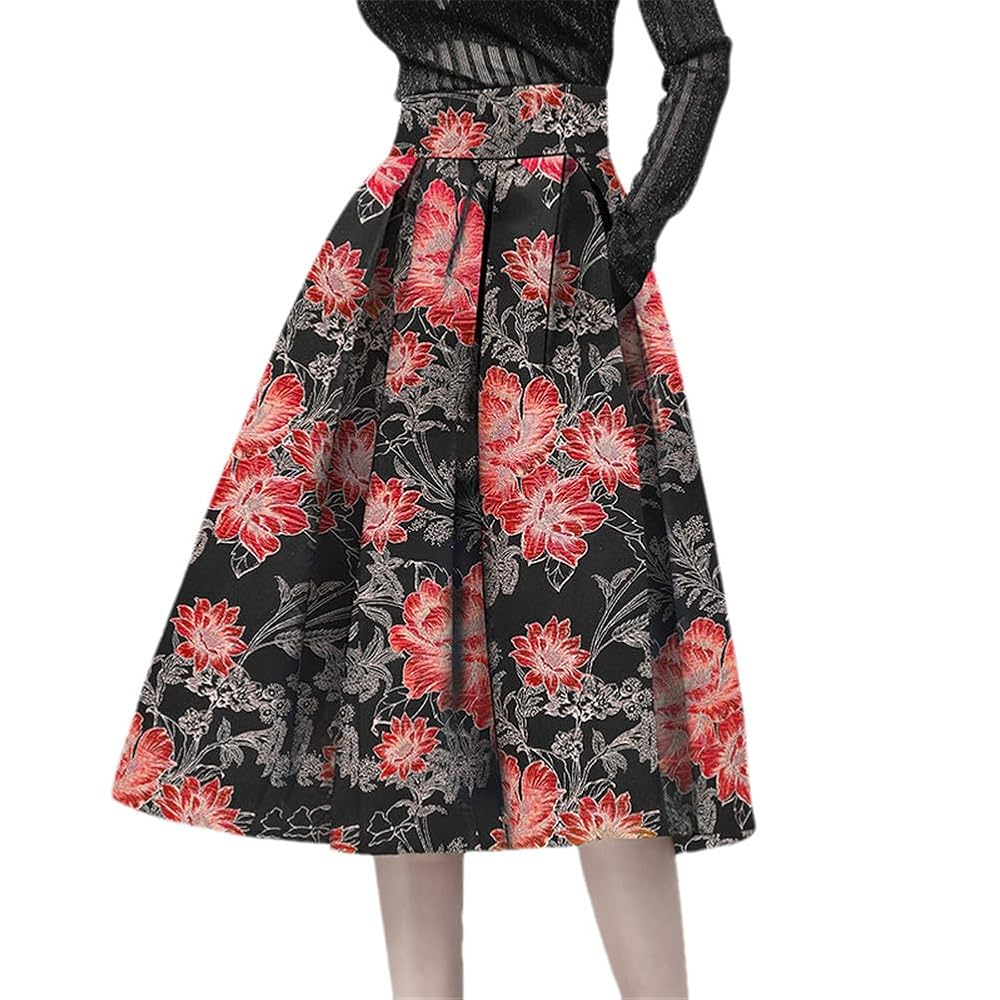 スカート Treaturself / Floral vintage like skirt Treat ürself Floral vintage like skirt - メルカリ