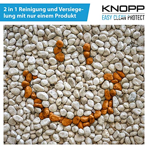 KNOPP Zierkies, Zierkiesreiniger + Versiegelung, Flechtenentferner, Grünbelagentferner, gebrauchsfertig, 500ml Sprüher