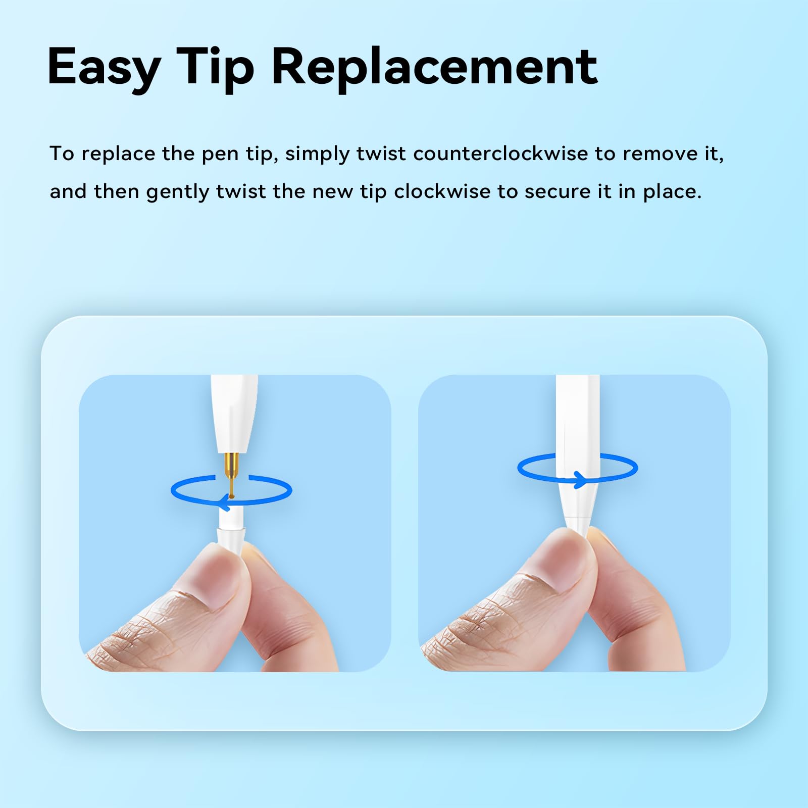 BNCF - Lápiz capacitivo universal, alta precisión y sensibilidad para dispositivos de pantallas táctiles, lápiz capacitivo premium con indicador de batería en tiempo real, punta de precisión, carga