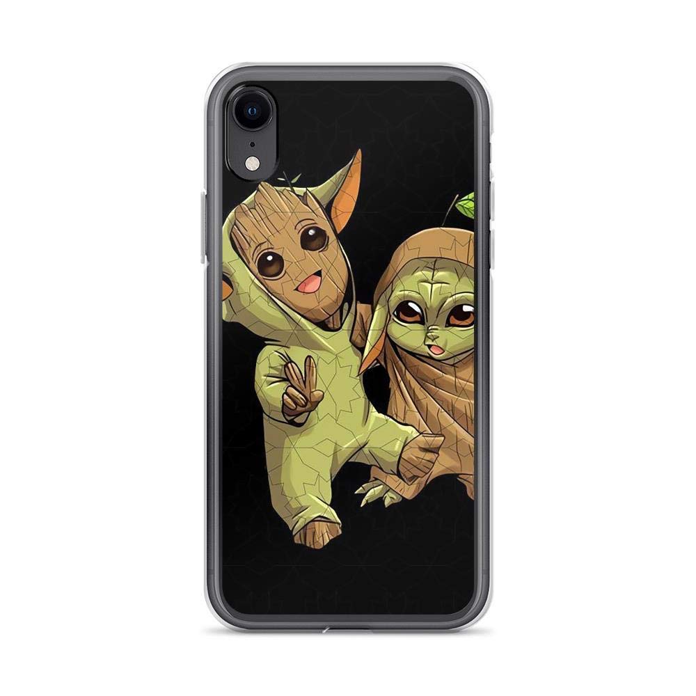 Compatible With Iphone 12 Mini Case Baby Groot With Yoda