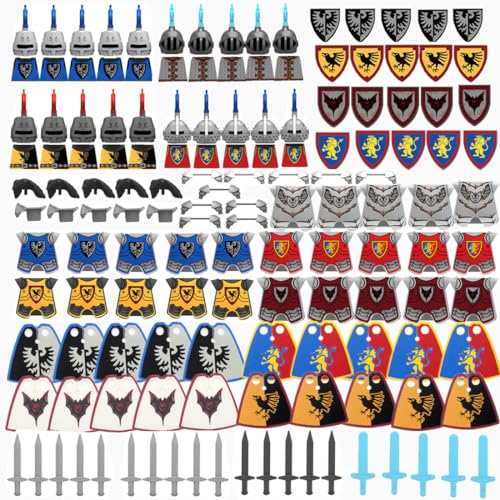 YLtremker Mittelalterliche Krieg Panzerung Waffen Bausteine Set, Custom Rom...