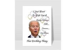 Humorous "Joe Biden"-Themed Birthday Card to Delight All