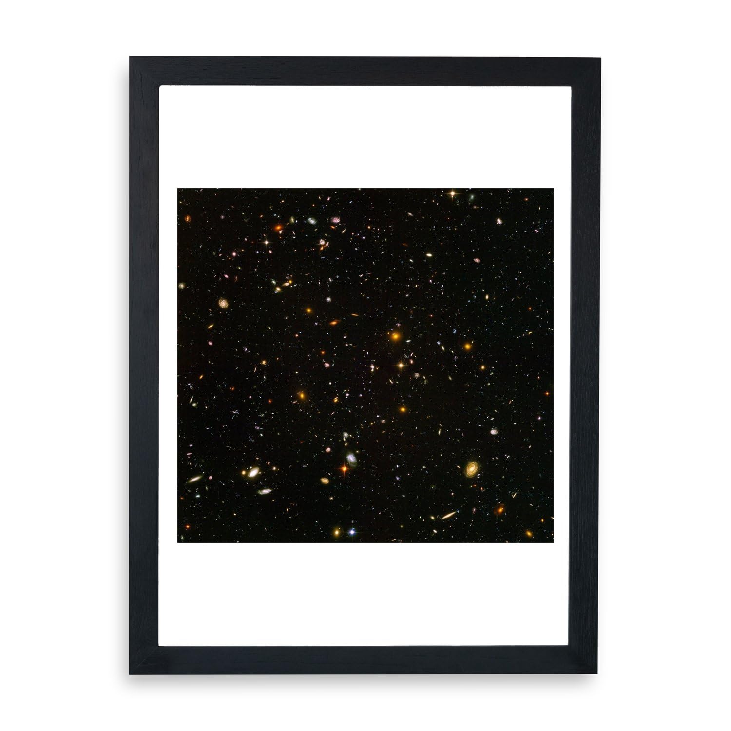 Affiche encadrée du télescope Hubble format medium champ ultra profond NICMOS - 7