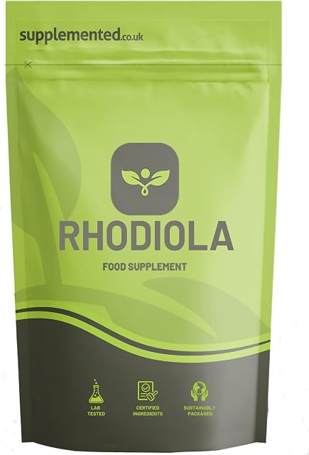 Rhodiola 500mg 180 Capsules UK Made High Strength Pharmaceutical Grade Supplement Rhodiola Rosea