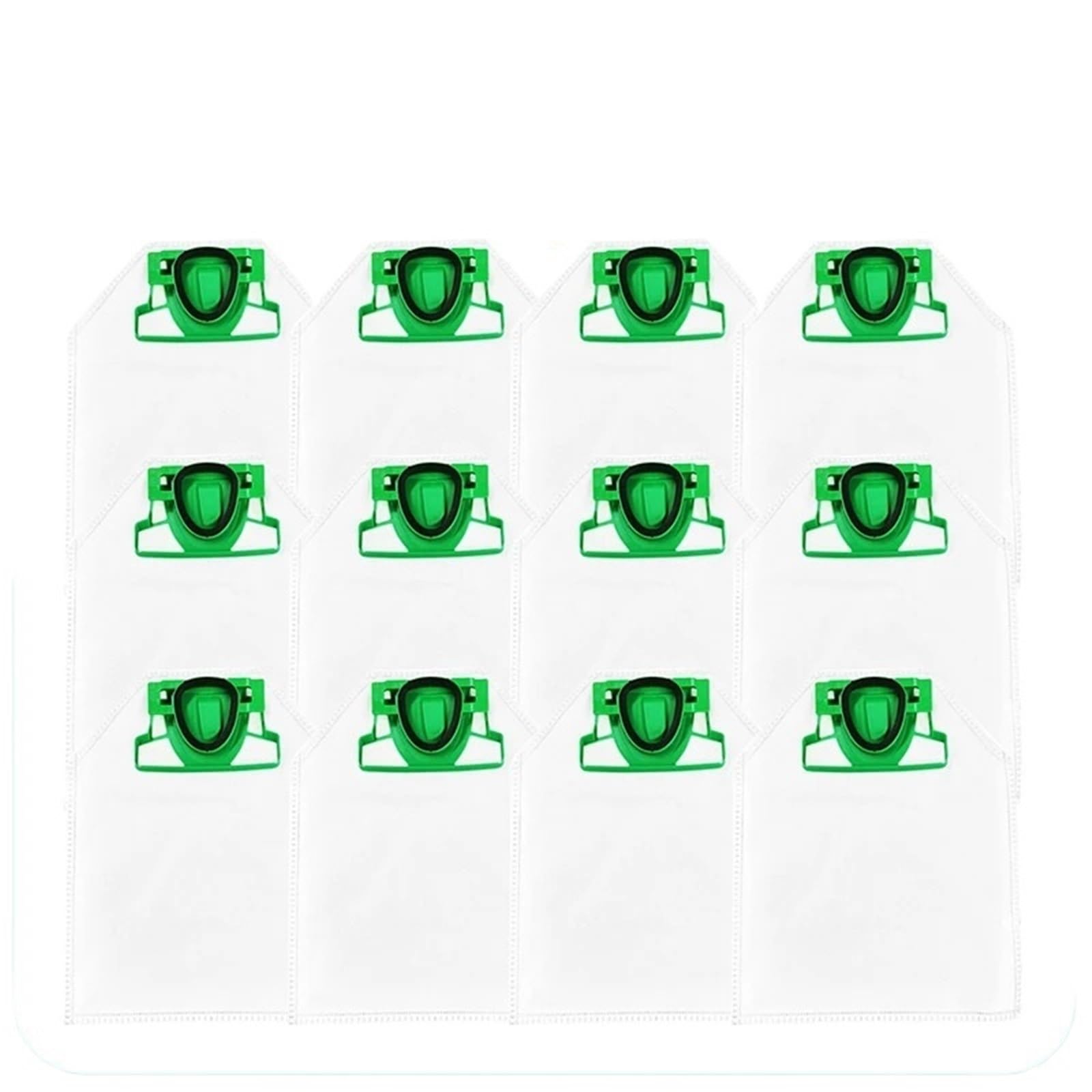 RIMBILIE Replace Vacuum Cleaner Dust Bag?Compatible for Vorwerk,Kobold VK200 Vacuum Cleaner FP200 Filter Bag Spare Parts Thickened Material Capacity(12 pcs)