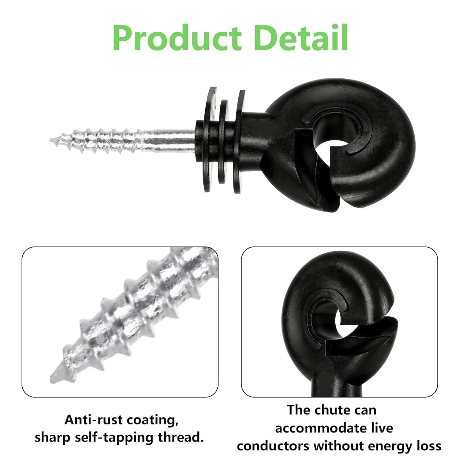 Wood Post Insulators | Durable Fence Wire Holders