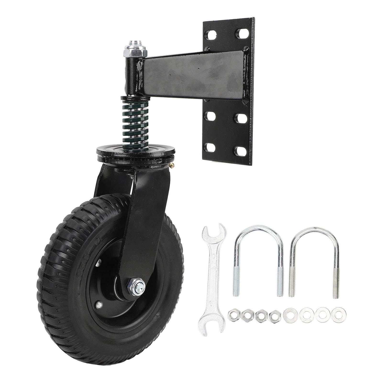 Gate Wheel, 8 Inch for Metal Pipe Gates Farm Gates 600 Pound Load Capacity
