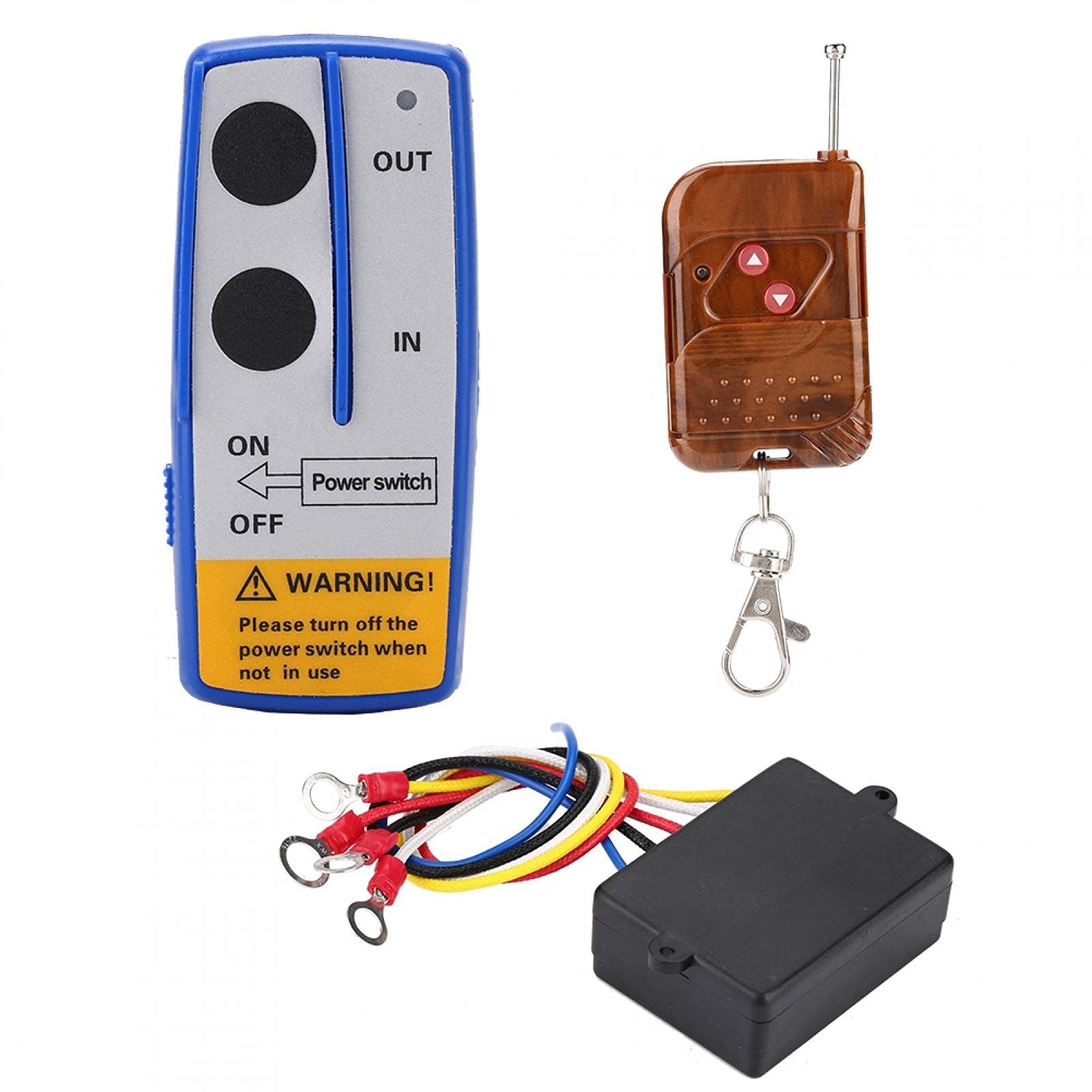 Kit Télécommande Treuil Sans Fil 12V - 2 Pièces Universelles Pour Camion, ATV Et 4x4