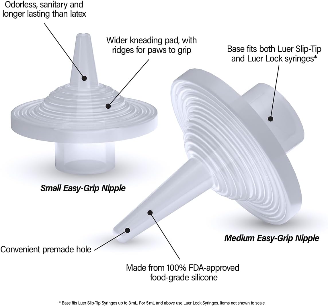 Henry's Healthy Pets Easy-Grip Nipple Feeding Kit image 5 of 6 B0CCFYZGL4
