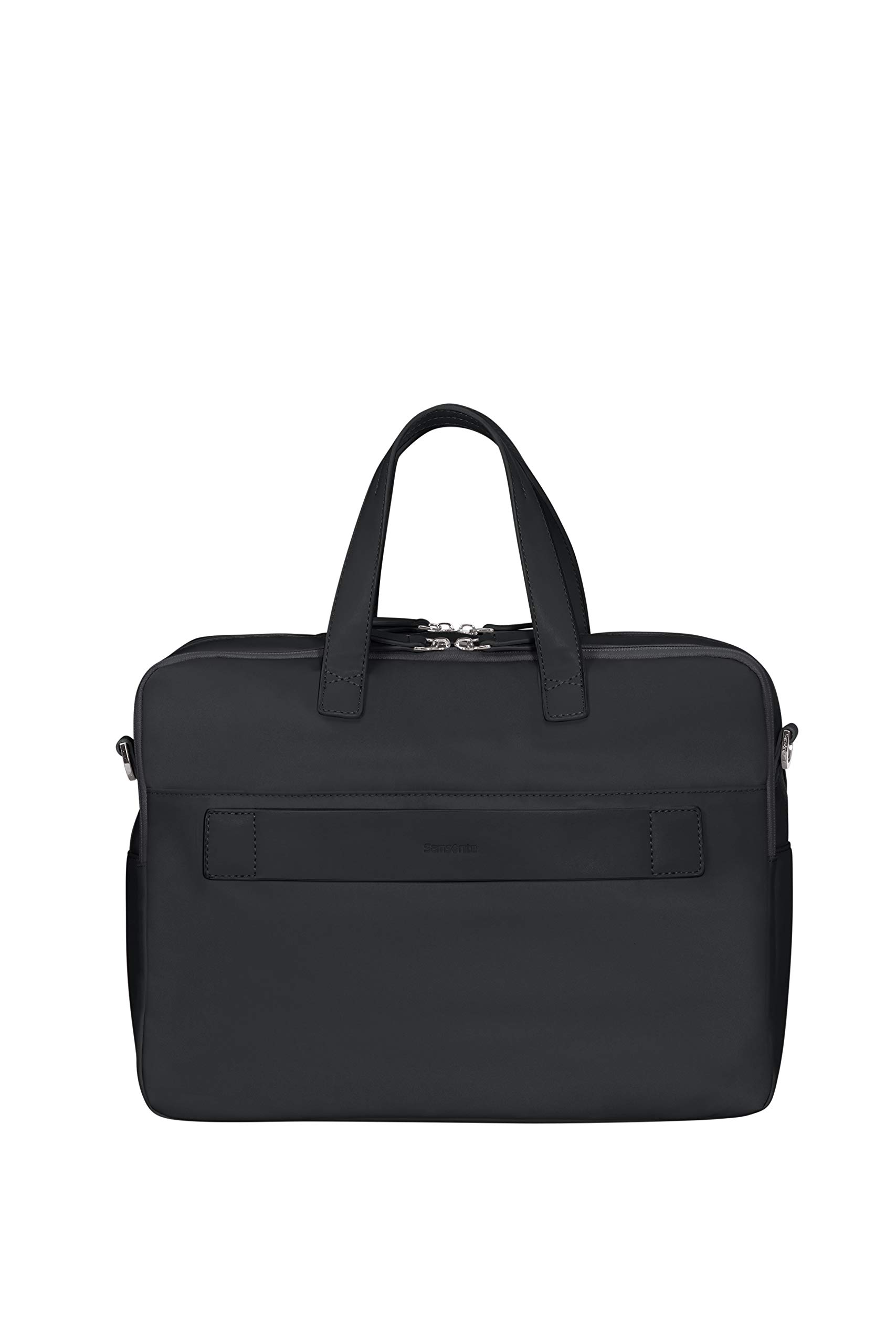 Samsonite Eco Wave Cartella 15.6 pollici con 2 scomparti, 39 cm, 15.5 L, Nero (Black)