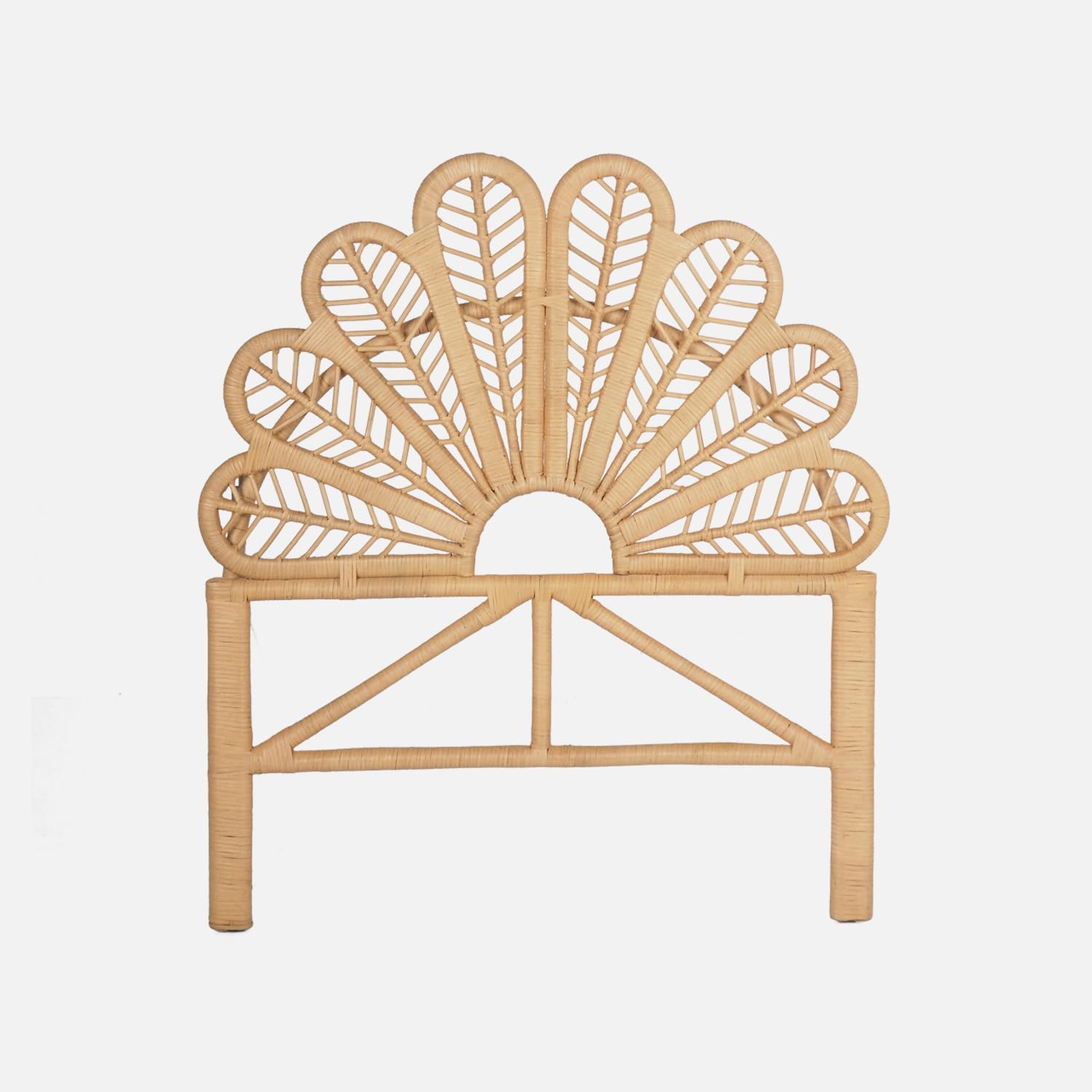 sweeek - Tête de lit en rotin Naturel pour Chambre Enfant 90 x 100cm