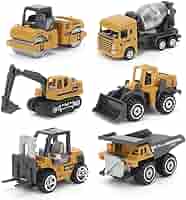 Amazon.co.jp: Tmtop 建設車両 6種類セット 1/64 スケールダイ