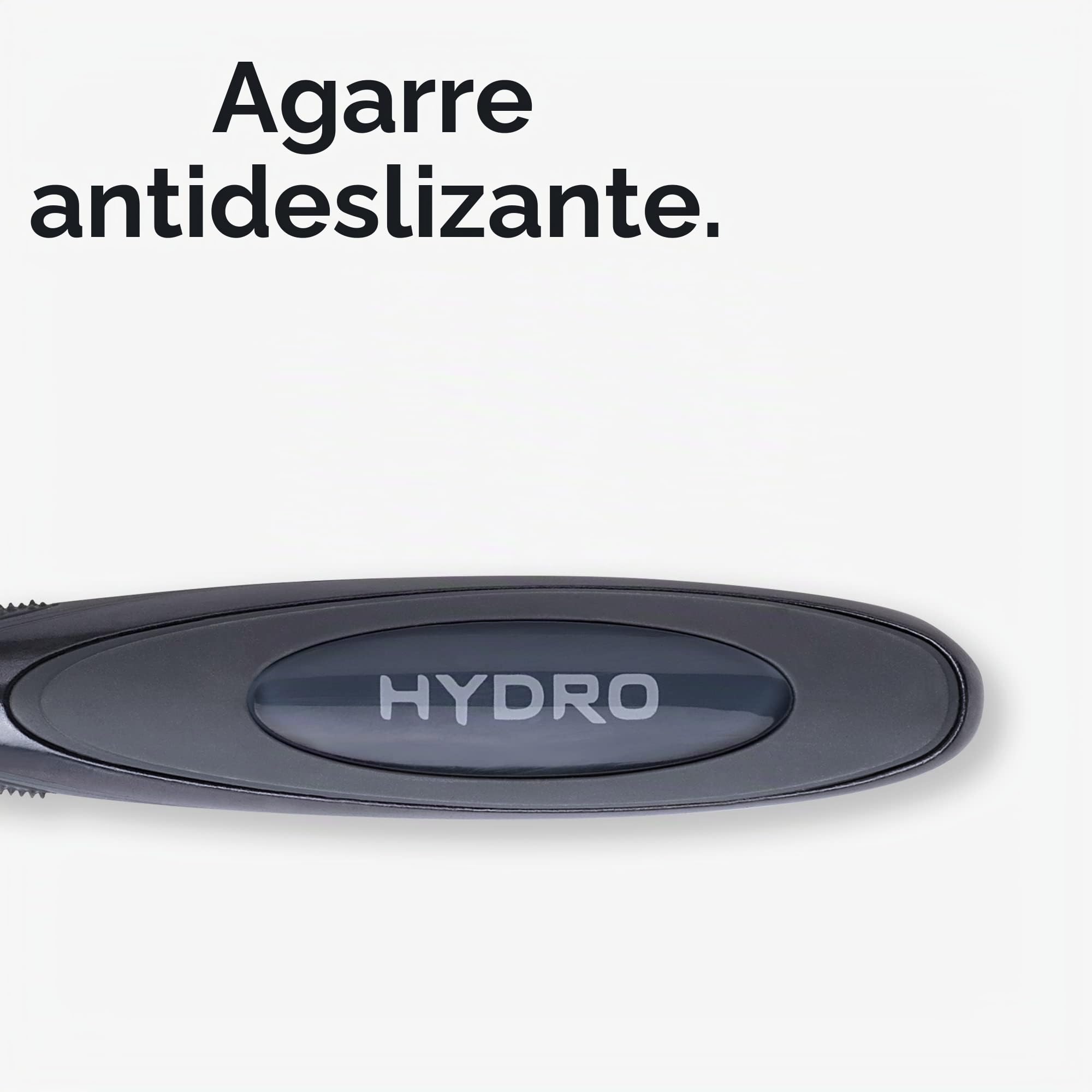 Schick Hydro 5 Sense - Maquinilla de afeitar de piel sensible con tecnología de absorción de golpes para hombres, 1 mango con 2 recambios
