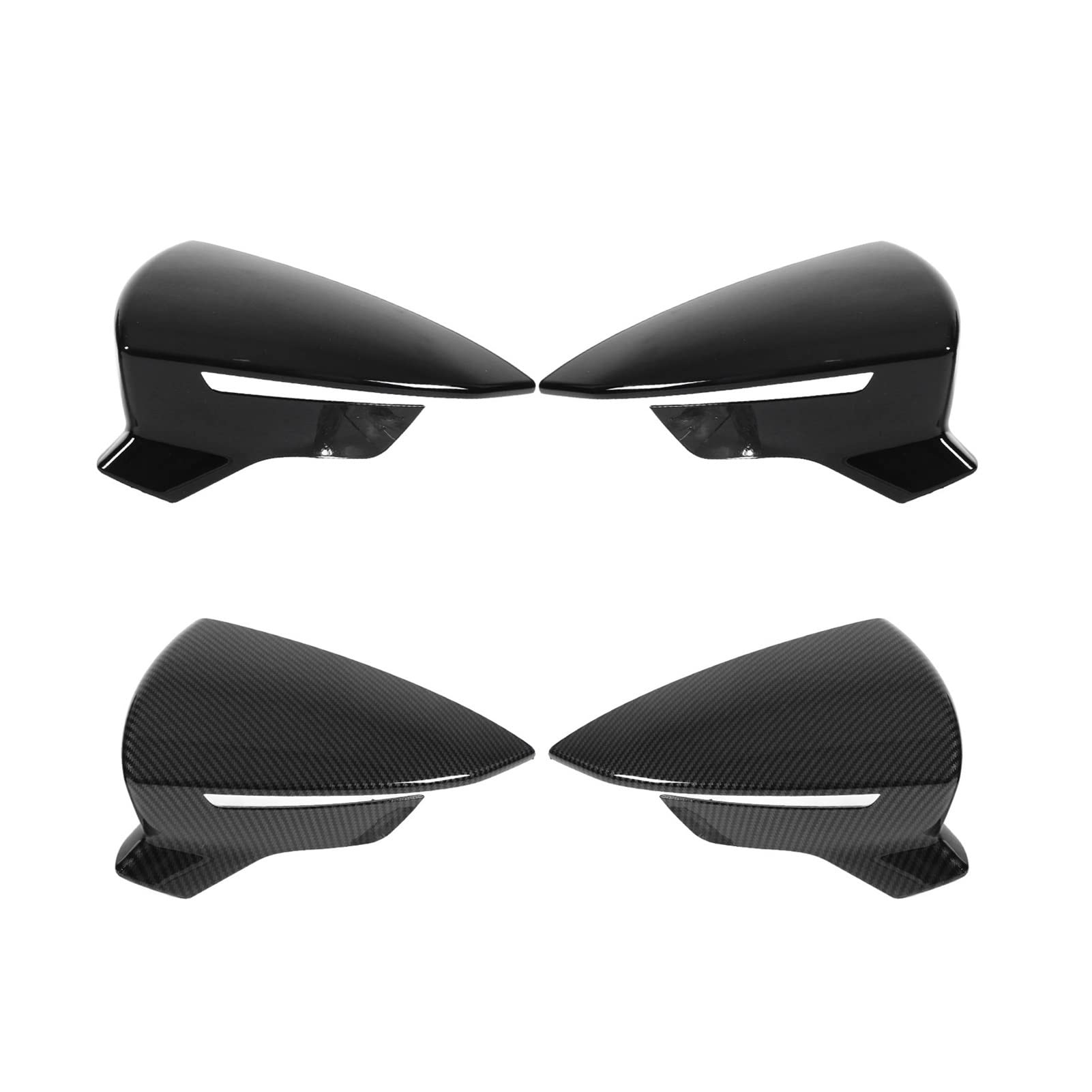 Copertura specchio 2x Copri specchietti retrovisori per Seat Leon Per MK3 Per MK3.5 Per 5F Per ST Per FR Per Cupra 2013-2018 2019 Copertura per specchietto retrovisore Coperture Specchietti ( Colore