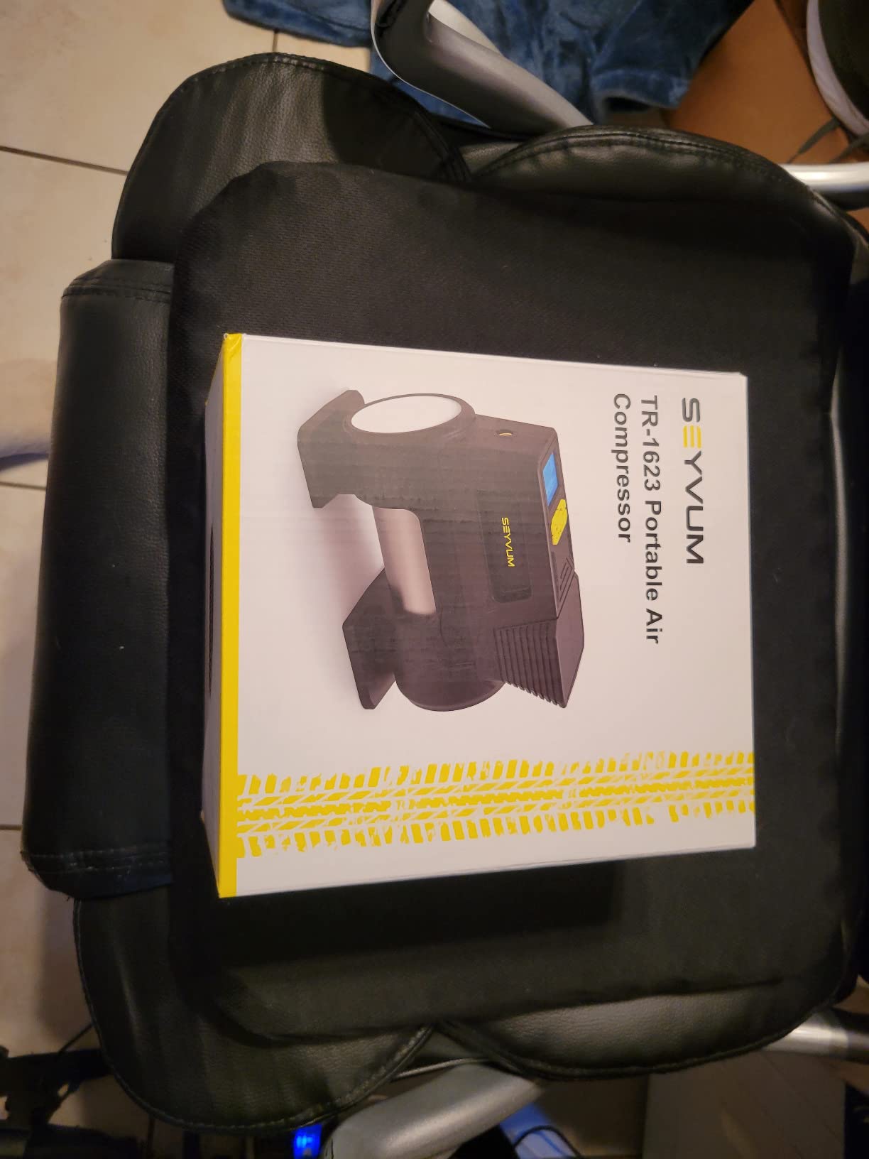 9/mo Finance SEYVUM Tire Inflator Portable Air Compressor, [Suitable