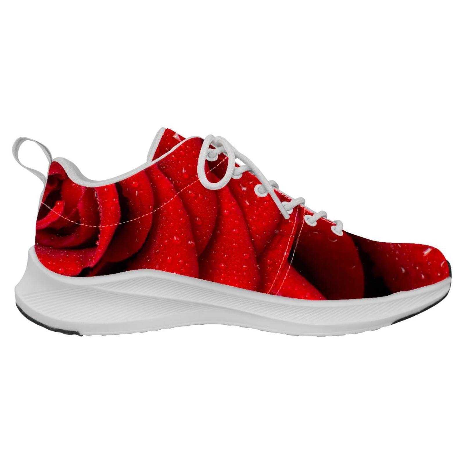 Scarpe da ginnastica uomo personalizzate Scarpe da passeggio leggere Running Sneakers Casual Atletiche Rosa, Multicolore, 34.5 EU