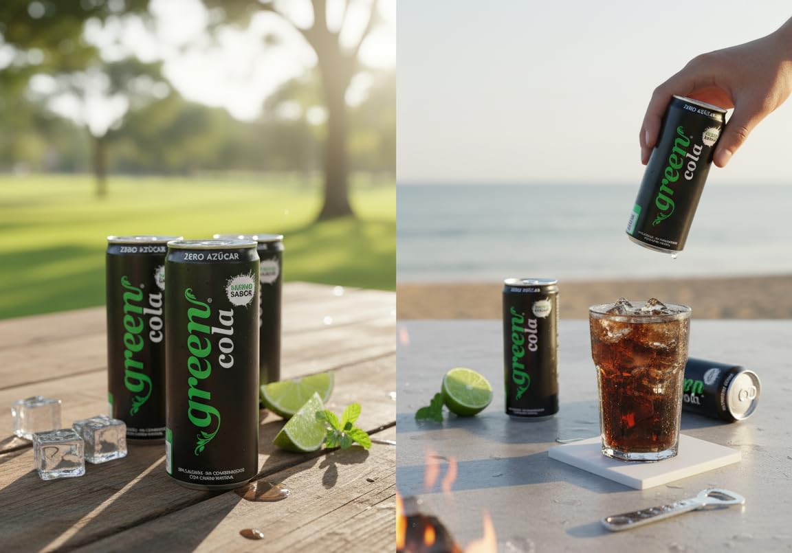 Green Cola 24 Latas - 33Cl