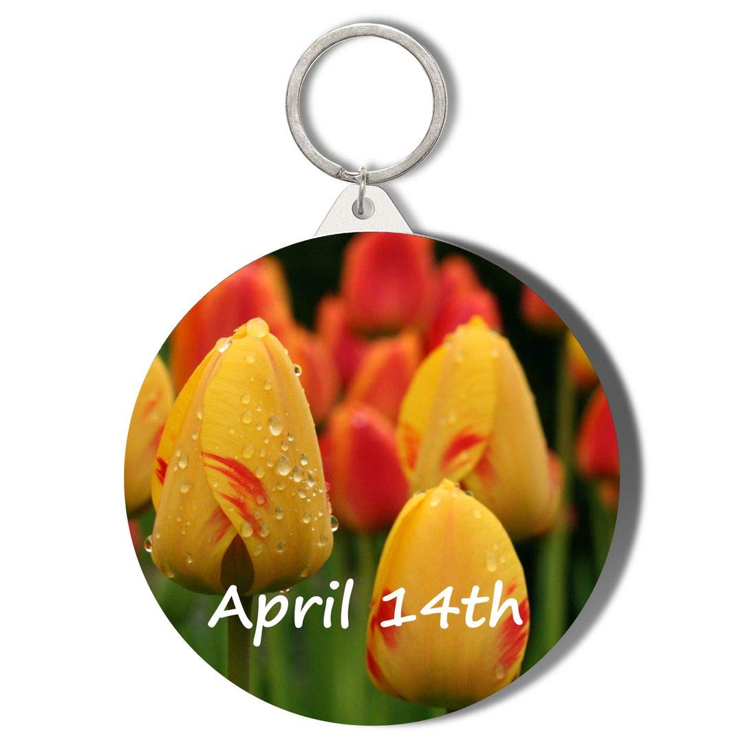 Gift Insanity APRIL 14th 45mm Keyring