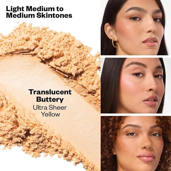 Kosas Cloud Set Loose Powder Translucent Setting + Blurring Powder - Translucent Buttery