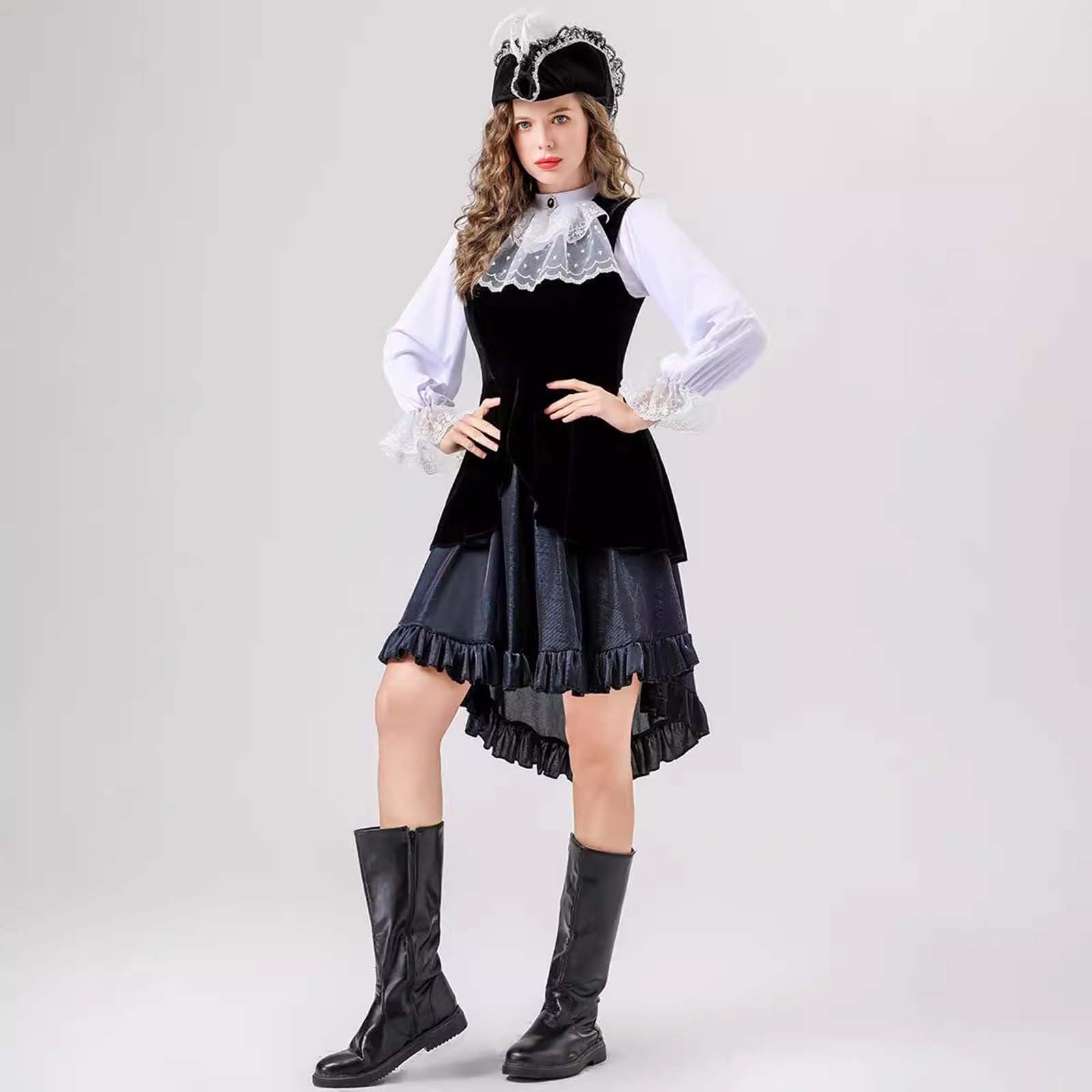 Karnevalskostüm,Piratenkostüm,Piratin Kostüm,Fastnachtskostüme,Piratenkostüm,Piraten Outfit,Pirat Kostüm,Cowgirl,Pirat,Karneval,Fasching