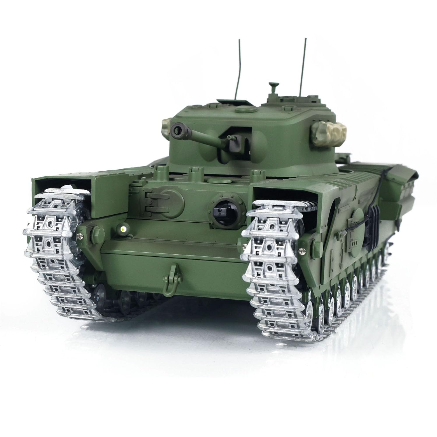 TOUCAN RC HOBBY Td 1/16 Char militaire RC Chaînes en métal Véhicules radiocommandés