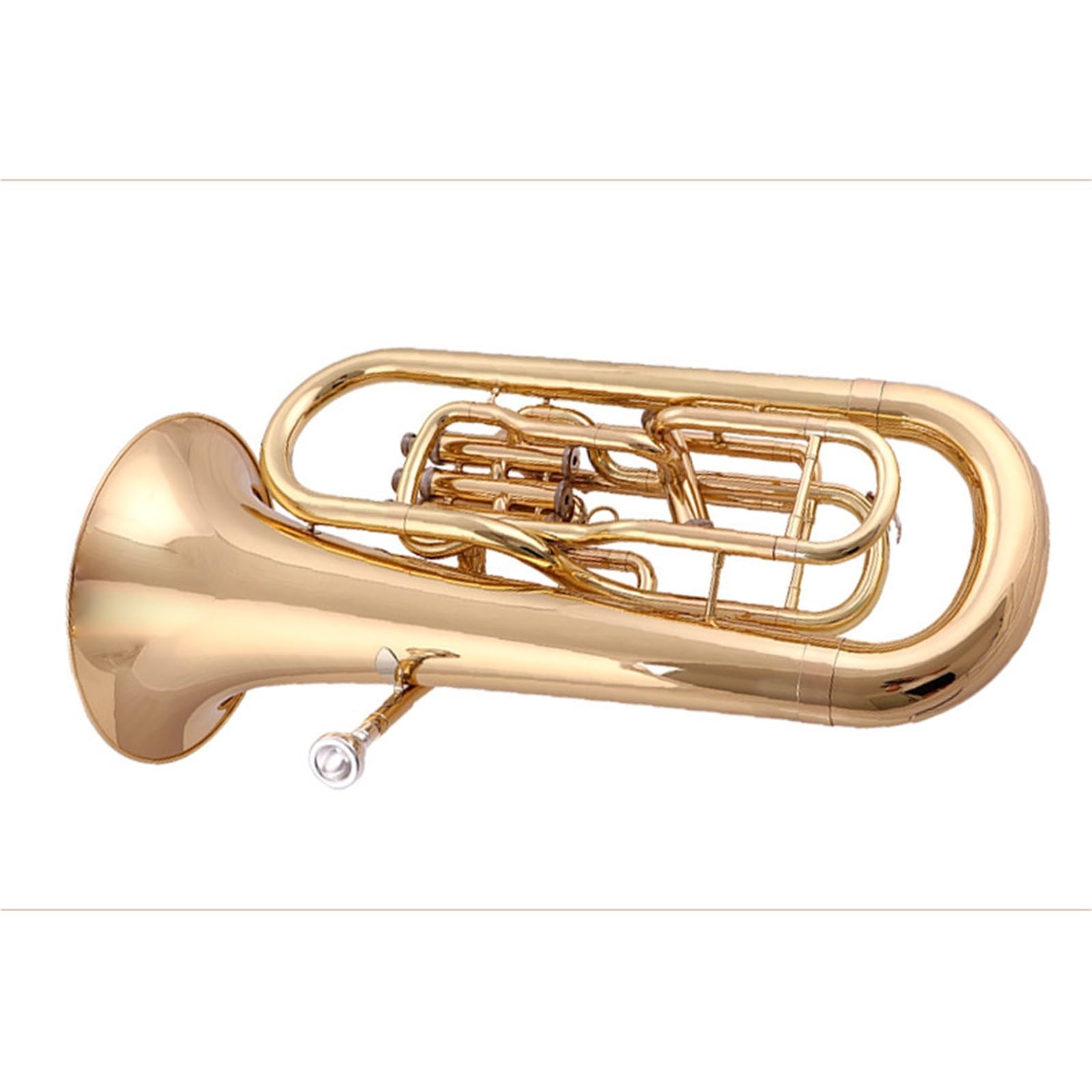 Eufonio Eufonio Sib Tono Quattro Valvole Prestazioni Professionali Principianti Adulti Strumenti Musicali
