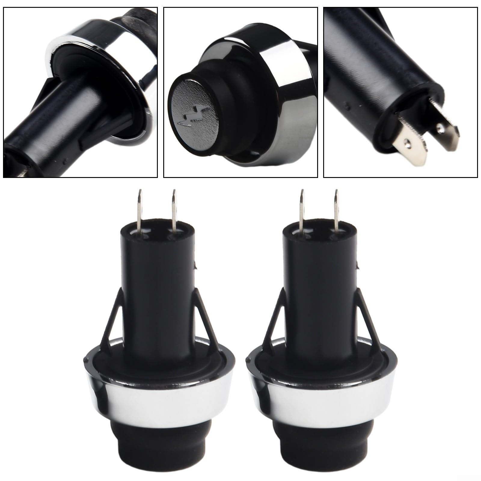 Lichtschalter 70189 für Weber Summit Grills E-470 E-670 S-460 S-470 S-660 S-670, 2er-Pack Ersatztaster