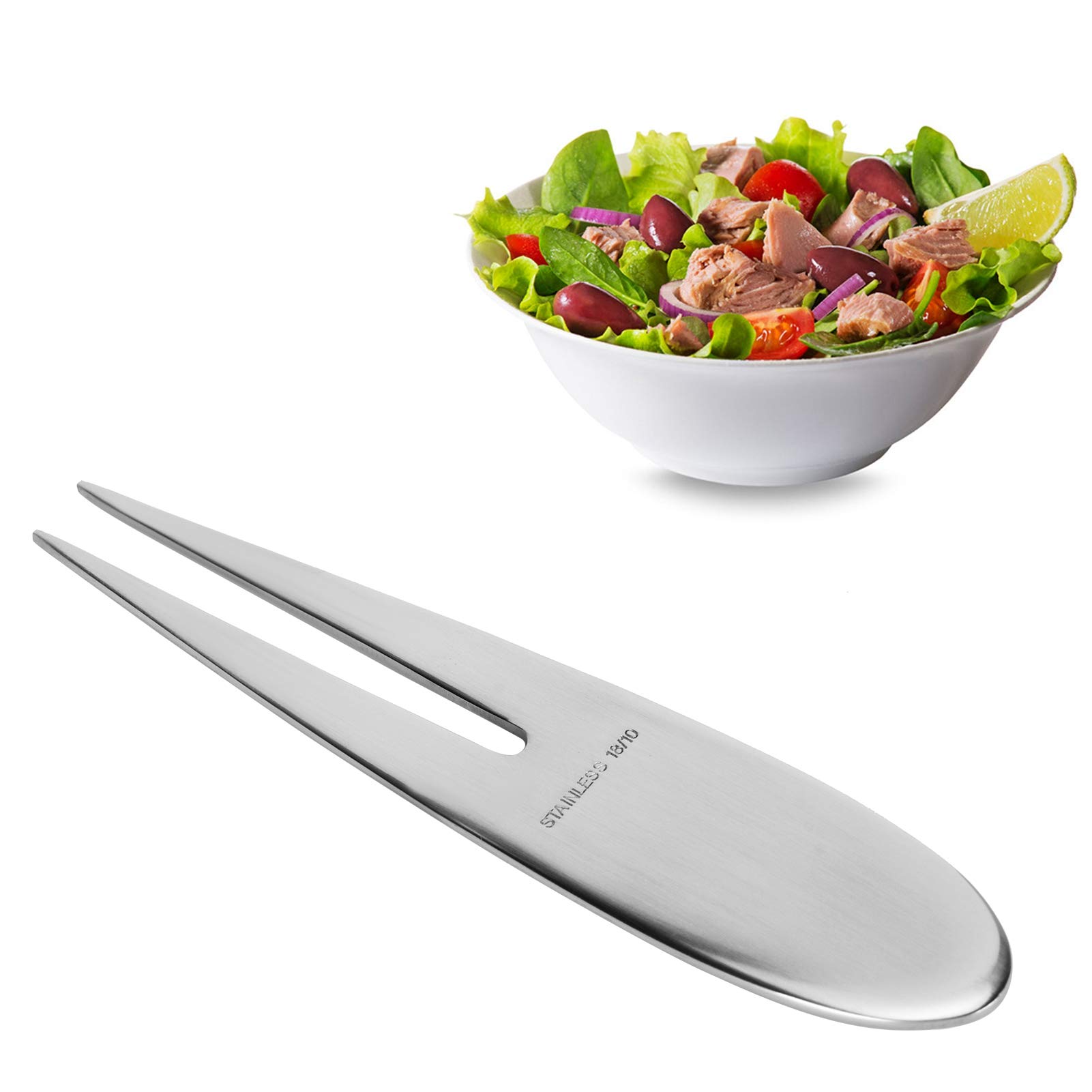 Stainless Steel Cake Dessert Salad Appetizer Fork Kitchen Utensils for Parties Weddings (1pcs)