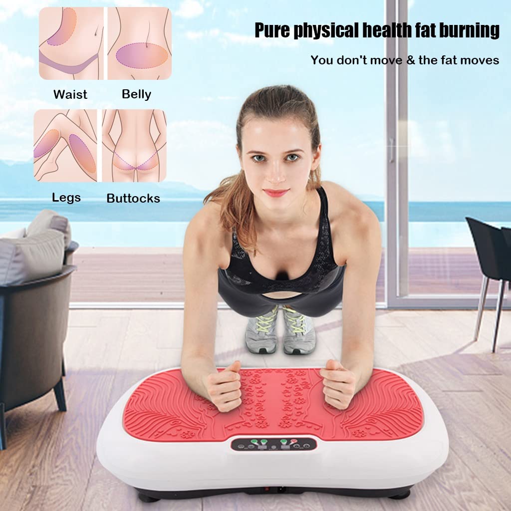 Máquina de ejercicios con placa vibratoria Bolt: equipo de plataforma de ejercicios con vibración for todo el cuerpo for ejercicios en el hogar y en viajes, pérdida de peso, tonificación y bienestar